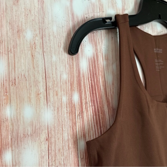 Girlfriend Collective Cafe Brown Paloma Racerback Sports Bra Style 1002 Sz L - Picture 8 of 13